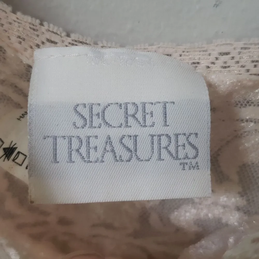 Y2K Secret Treasures Teddy Womens M Stretch Lace Intimates Nighty Satin Straps